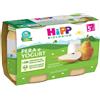HiPP Omogeneizzato pera e yogurt Merenda biologica per lo svezzamento dal 5° mese, 2 vasetti da 125 g