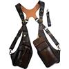 LOVIVER Borsa a Tracolla Stile Tracolla Regolabile Custodia Steampunk per Bici Sportiva, Marrone