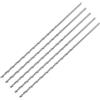 ENT 50444 Punta elicoidale per legno Ø 4 mm in confezione da 5, extra lungo 200 mm, con punta centrale e pretaglio, D 4 x NL 135 x GL 200 mm, codolo cilindrico, Acciaio ad alta velocità