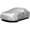 JNNJ Copertura universale per auto, impermeabile, traspirante, copertura per auto, protezione da pioggia, sole, protezione UV, antivento, antipolvere, antigraffio (3 m)
