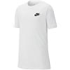 Nike B Nsw Tee Emb Futura, T Shirt Bimbo 0 24, White/Black, 92