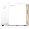 QNAP TS-462-4G serveur de stockage NAS Tower Ethernet/LAN Blanc N4505