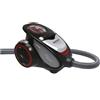 Hoover XP81_XP15011 Aspirapolvere a Traino senza Sacco Tecnologia Multiciclonica Potenza 800 W Capacita' 1,5 Litri Nero-Rosso-Silver