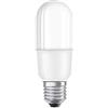 OSRAM STAR STICK Lampadina LED, Attacco: E27, Bianca Calda, 2700 K, 8 W, Equivalenti a 60 W, Opaco, LED STAR STICK, Opaco, Taglia Unica