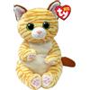 Ty Beanie Bellies - Mango il Gatto Tigrato con Occhioni Verdi Glitter, i Peluche col Pancino Morbidi e Coccolosi - 30 Cm - T43208