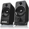 Nilox CASSE ACUSTICHE PC 6W altoparlante 1-via Nero Cablato 3 W