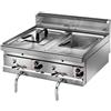 Ristoattrezzature Modello: 11633096213,Friggitrice a gas 13+13 lt da banco professionale 6.9+6.9 kW