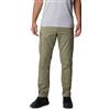 Columbia Pacific Ridge-Pantaloni Cargo Trekking, Colore: Verde Pietra, 42W / 32L Uomo