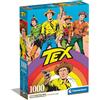 Clementoni- Tex Puzzle-Tex-1000 Pezzi, Puzzle Fumetti, Illustrazioni D'Autore, Verticale, Divertimento per Adulti, Made in Italy, Multicolore, 39841