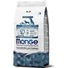 MONGE CANE CROCCHETTA ALL BREEDS PUPPY & JUNIOR TROTA con RISO e PATATE 2,5 KG