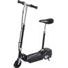 HomCom Monopattino Elettrico pieghevole per Bambini con Sella Scooter 120W Velocità massima 10Km/h, Nero,78L × 37P × 99Acm |Aosom