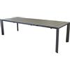 MIlani Home FALL - tavolo da giardino in alluminio allungabile 215/280x101