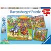 Ravensburger Puzzle 3x49, Torneo di Cavalieri nel Medioevo