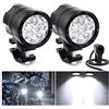Biqing 2PCS 90W Fari Supplementari per Moto,Universale Led Fendinebbia Offroad Fari Anteriori Luci Diurne 12V 24V Faro da Lavoro a Led con Interruttore per Camion 4x4 Suv Utv Atv Moto Trattore Barca