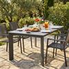 MIlani Home BRIDGE - tavolo da giardino in alluminio 200x100
