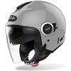 MOTOTOPGUN AIROH CASCO JET HELIOS COLOR CONCRETE GREY GLOSS S