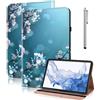 GLANDOTU Custodia Per Samsung Galaxy Tab S2 9,7 Pollici (SM-T810/SM-T813/SM-T815 /SM-T817/SM-T819),Multi-View ultra e leggero Custodia di Cover con supporto per Samsung Tab S2 -Prugna Fiore