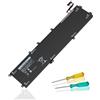 wakeach 6GTPY 11.4V 97Wh Batteria di ricambio per laptop Dell XPS 15-9560 15-9550 15-9570 15-7590 Precision 5520 5530 5540 5510 Vostro 7500 4GVGH 1P6KD 5XJ28 GPM03 P56F Sostituzione per Dell XPS 9560
