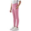 MoFiz Pantaloni Equitazione Bambina Pantaloni alla Zuava a Seduta Intera con Silicone Leggins Equitazione con Tasca per L'Estate Nero 164-176