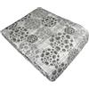Tata Home Trapuntino Mezza Stagione Leggero Matrimoniale 250x250 cm Copriletto Trapuntato Primaverile Estivo Quilt Autunnale Moderno Elegante Dis.78 Grigio