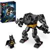 LEGO DC Armatura Mech di Batman, Action Figure Giocattolo da Costruire, Robot Snodabile da Collezione con Minifigure e Batarang, Giochi Creativi per Bambini e Bambine da 6 Anni, Piccolo Regalo 76270