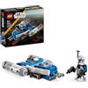 LEGO Star Wars Microfighter Y-wing di Captain Rex, Mini Astronave Giocattolo da Collezione da Le Guerre dei Cloni, Giochi per Bambini e Bambine da 6 Anni con Minifigure, Piccolo Regalo 75391