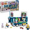 LEGO Cattivissimo Me Il Party Bus Musicale dei Minions, Set dal Film della Illumination, Autobus Giocattolo da Costurire, Giochi Creativi per Bambini da 7 Anni con 4 Minifigure, Idea Regalo 75581