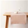 Muaré Runner da tavolo waffle rosa chiaro 45 x 140 cm