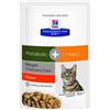 Hill's Prescription Diet Hill's Feline Metabolic + Urinary Diet in Busta - 85 g - KIT 12x PREZZO A CONFEZIONE