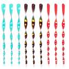 COM-FOUR® 9x pendenti repellenti per uccelli - spirali spaventapasseri - campanello a vento riflettente - spaventapasseri da appendere contro corvi, corvi, storni, taccolei (9 pezzi - rosso/verde/blu)