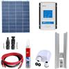 energiasolare100 Kit fotovoltaico pannello solare 80W camper regolatore MPPT