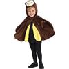 Seruna Costume da Gufo, An79 taglia 9M-3A (74-98cm) per neonati, bambini, travestimento, costumi per bambini, carnevale, costume in maschera, regalo