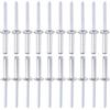 DTGN 5mm x 20mm (DxL) Ciechi Rivetti - 60pz - Buoni per Macchinari Giunzione - Alluminio Cupola Aperto Terminale Rivetto