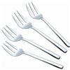 Enwinner Piatti da portata Forchette in acciaio inox Buffet da 22,9 cm Utensili per torte, burro, pasticceria (4 forchette da porta)