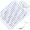 EMEDA 280 pcs 8D Estensioni Ciglia a Grappolo Russo 0,07mm D Curl Mixed 8-14mm Estensioni ciglia volume 8D Premade Ciglia Fans D curl Individual Cluster Lash Extensions (8D 0.07-D-mix)