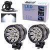 Biqing 2Pcs 90W Fari Anteriori per Moto, LED Faretti Frontali Supplementare del Motociclo del LED Fendinebbia 12V 24V Faro da Lavoro Luce 6000K Con Interruttore Moto Impermeabile 22mm