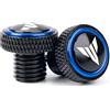 ZESIDIMO M10 * 1.25 Foro Specchio Tappi Viti Bulloni Accessori Moto di CNC Per Yamaha MT 07 09 10 MT07 MT09 SP MT10 FZ09 FZ07 (blu)