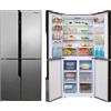 SanGiorgio SQ50NFXD frigorifero side-by-side Libera installazione Acciaio inossidabile 431 L A+