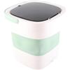 yaogohua Mini Lavatrice a Secchio Portatile, Centrifuga Morbida, Tubo di Drenaggio e Asciugatura, 100-240 V, Design Pieghevole, per Uso Domestico, per Picnic e Campeggio (Spina UE 110‑250 V)