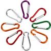 FOCCTS 50 x moschettoni Realizzati in Robusta Lega di Alluminio, Piccoli Mini moschettoni, Portachiavi per Arrampicata, Campeggio, Escursionismo, Viaggio, carico Massimo 15 kg