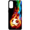 Mixroom - Cover Custodia Back Case in TPU Silicone Morbida per Motorola Moto G84 5G Fantasia Calcio E82