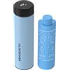KEKHEALTH Tazza Refrigerata per Insulina con Visualizzazione Della Temperatura, Borsa Termica per Insulina 1-3 Penne, Borsa Termica Medicinali, Kit Diabetici con Impacchi di Ghiaccio(Blu Nebbia)