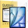 Gerutek 2 Pezzi Pellicola Protettiva per iPad Air 11'' M4/ M3/M2 (8a/7a/6a Gen, 2026/2025/2024), [Ultra Trasparente] [Antigraffio] [Senza Bolle] [Durezza 9H] Vetro Temperato per iPad Air 11