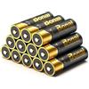 BONAI Batterie Ricaricabili AA 2800mAh ad Alta Capacità, Pile Ricaricabili Stilo AA 1,2V Ni-MH 1200 cicli Basso Consumo Confezione da 12 pezzi
