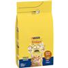 FRISKIES per gatti sterilizzati con pollo, tacchino e verdure, crocchette per gatti adulti, 1,5 kg