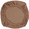 Yikko - Coprisedia lavabile per sedie da ufficio, elasticizzato, in spandex, federa per sedie per sala da pranzo, decorazione per feste, per matrimoni, bar, colore marrone