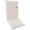 casaviva® Cuscino per Sedia Sdraio da giardino, Cuscino da esterno in Misto Cotone riciclato effetto Canapa, Sfoderabile, Imbottitura Extra, 50x90 cm, copri sdraio imbottito, Cuscini Esterno