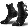 Rahhint Coolmax Calze Running Uomo Quarter 3 Paia Calzini da Compressione Uomo Donna Calze Sportivi Anti-Vesciche 35-41