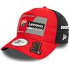 New Era Ducati Racing FB Camo E-Frame Trucker Cap, Rosso, Taglia unica