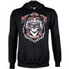 Harley-Davidson Black Hills Kickin' Ass - Felpa con cappuccio da uomo, Nero, L